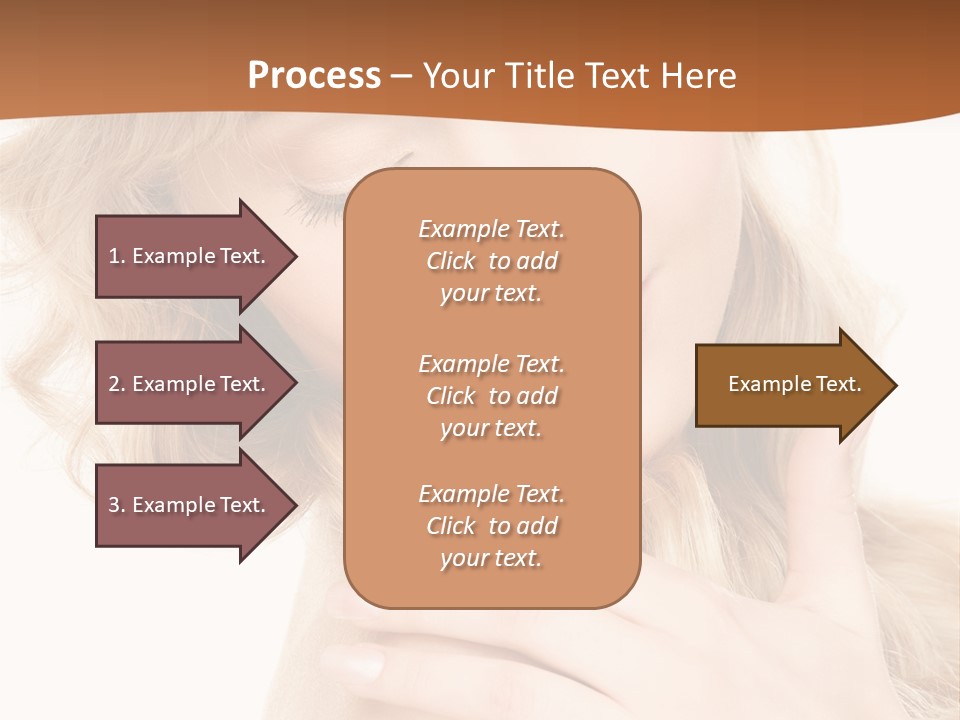 Visage Person Pretty PowerPoint Template