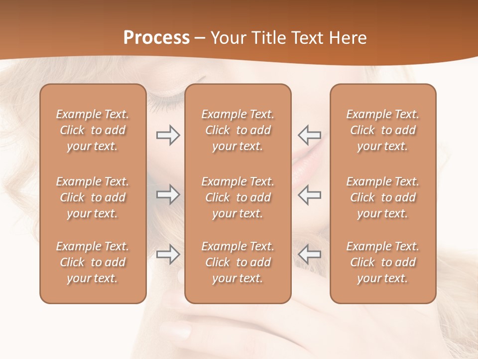 Visage Person Pretty PowerPoint Template