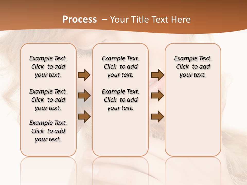 Visage Person Pretty PowerPoint Template