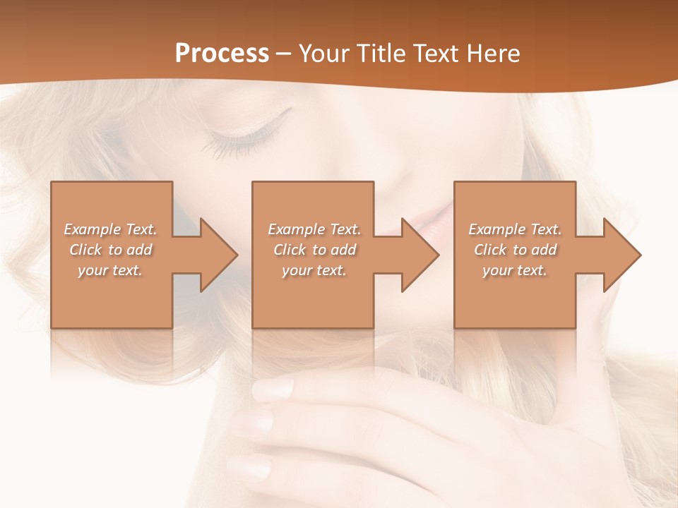 Visage Person Pretty PowerPoint Template