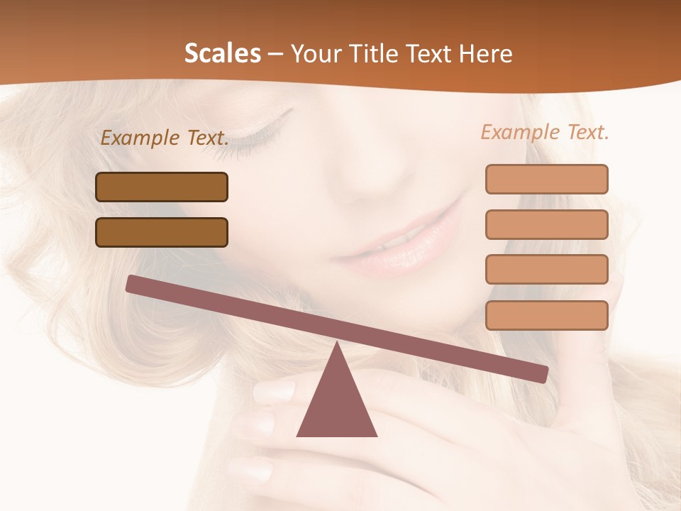 Visage Person Pretty PowerPoint Template