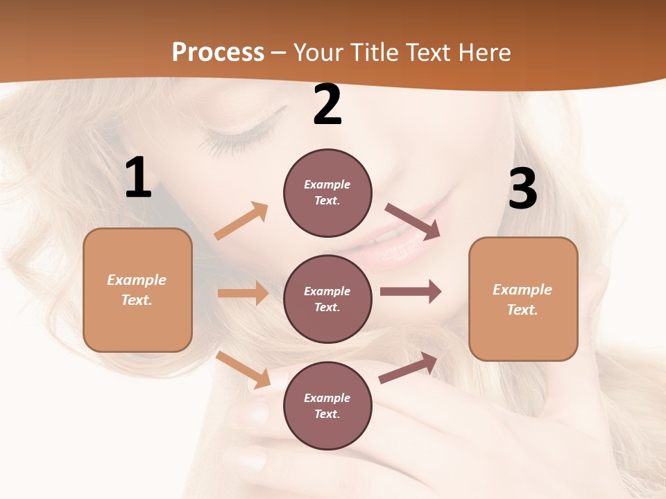 Visage Person Pretty PowerPoint Template