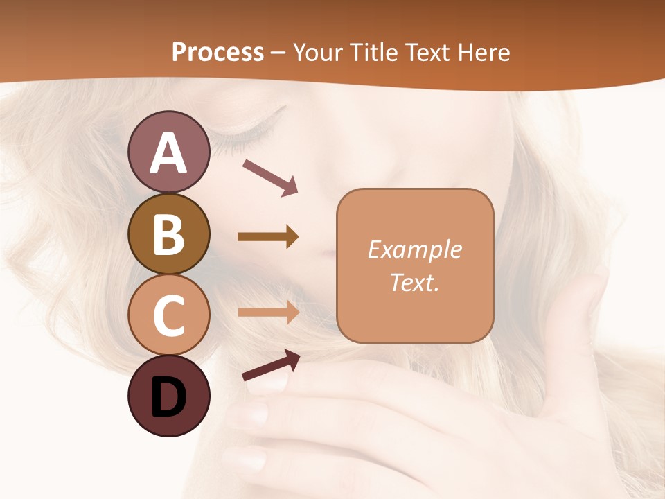 Visage Person Pretty PowerPoint Template