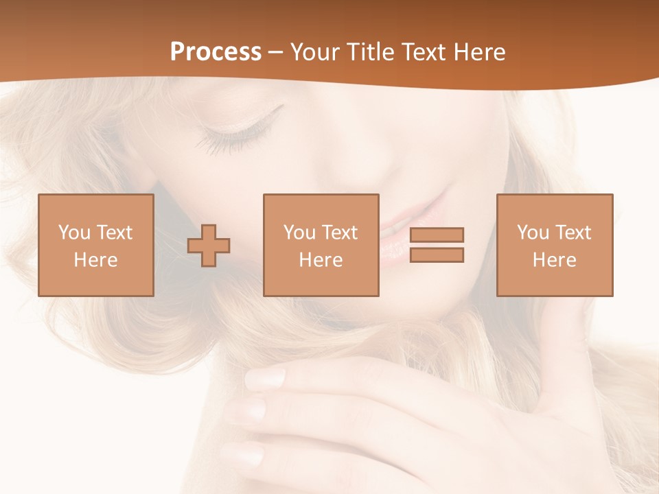 Visage Person Pretty PowerPoint Template