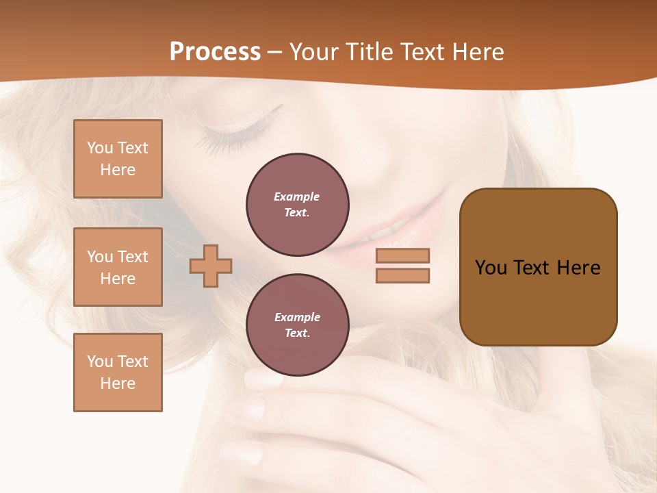 Visage Person Pretty PowerPoint Template