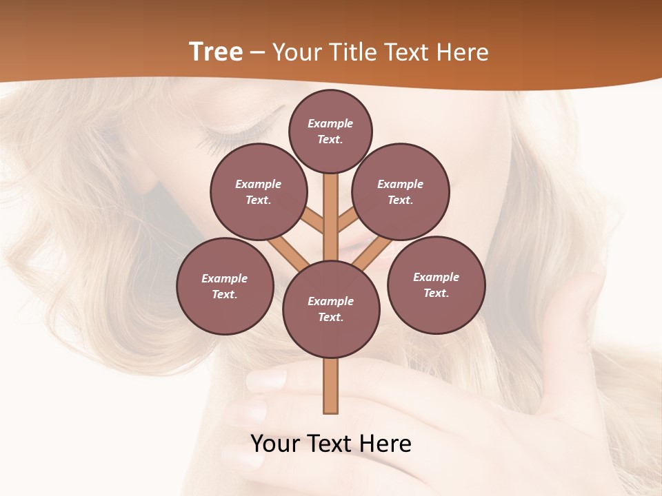 Visage Person Pretty PowerPoint Template