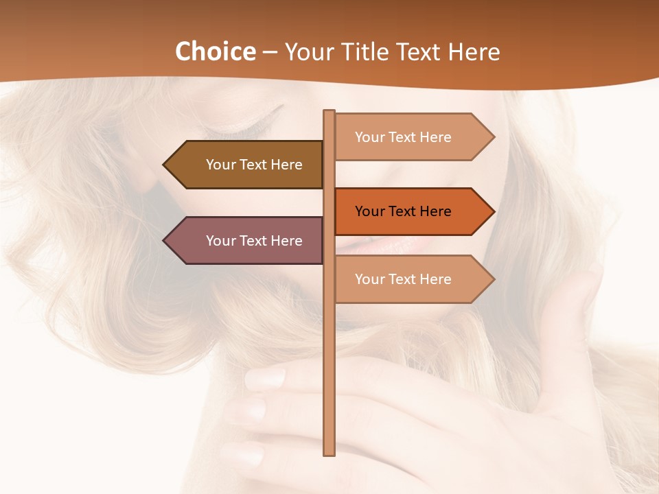 Visage Person Pretty PowerPoint Template