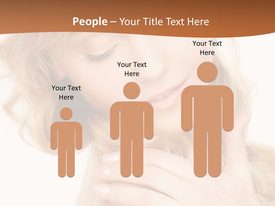Visage Person Pretty PowerPoint Template