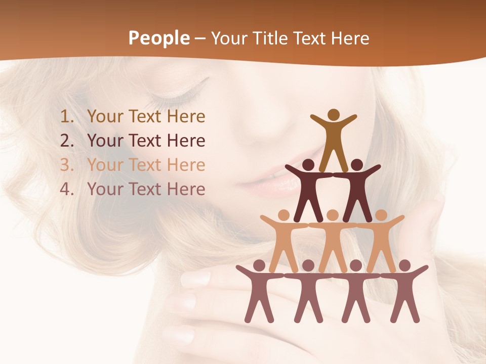 Visage Person Pretty PowerPoint Template