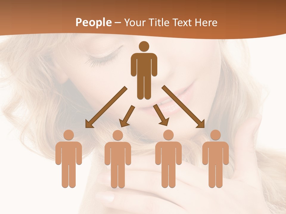 Visage Person Pretty PowerPoint Template