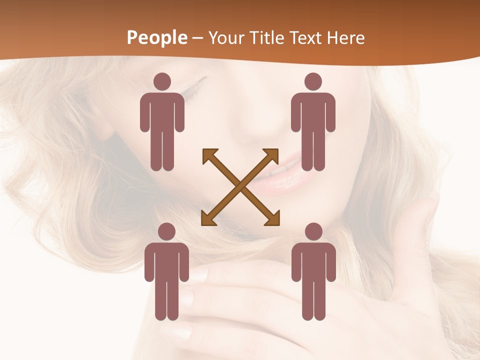 Visage Person Pretty PowerPoint Template
