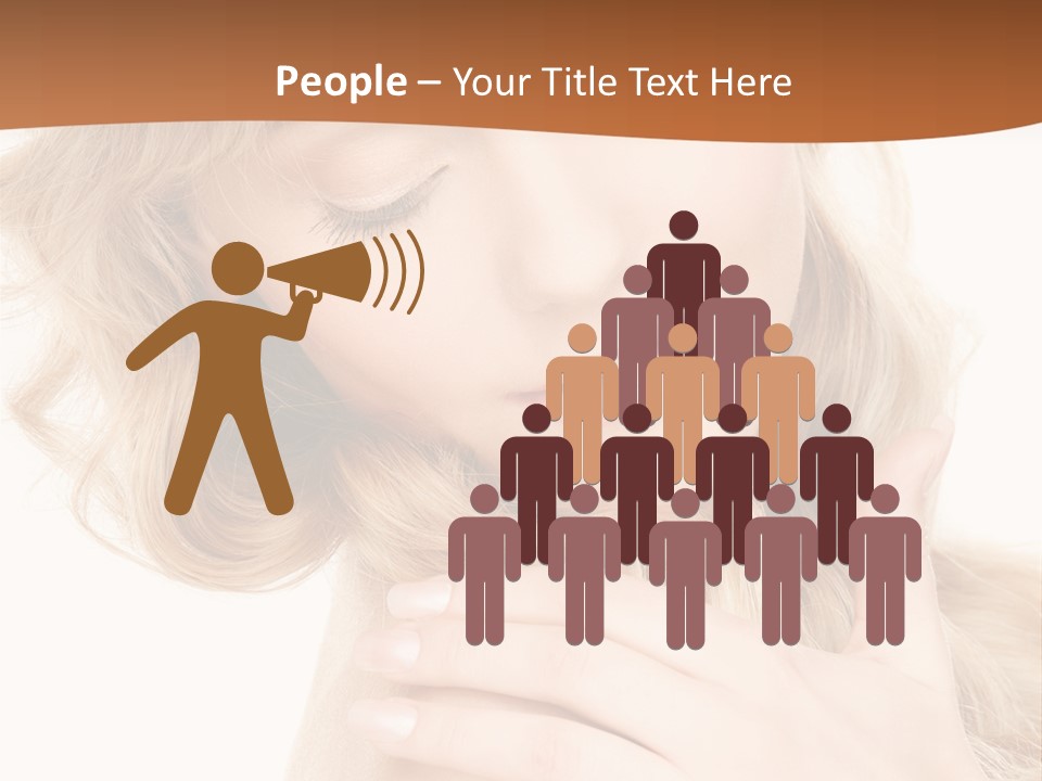 Visage Person Pretty PowerPoint Template