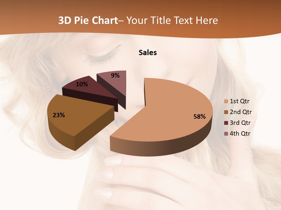 Visage Person Pretty PowerPoint Template