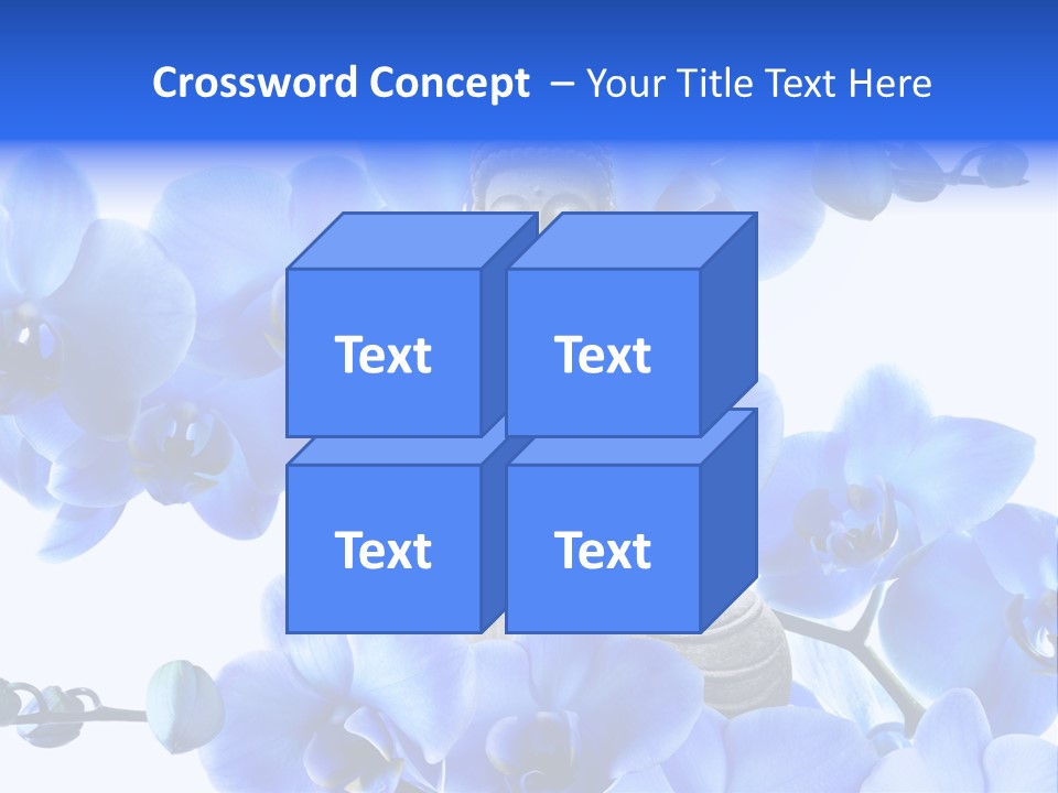 Statue De Bouddha Pur Thailand PowerPoint Template