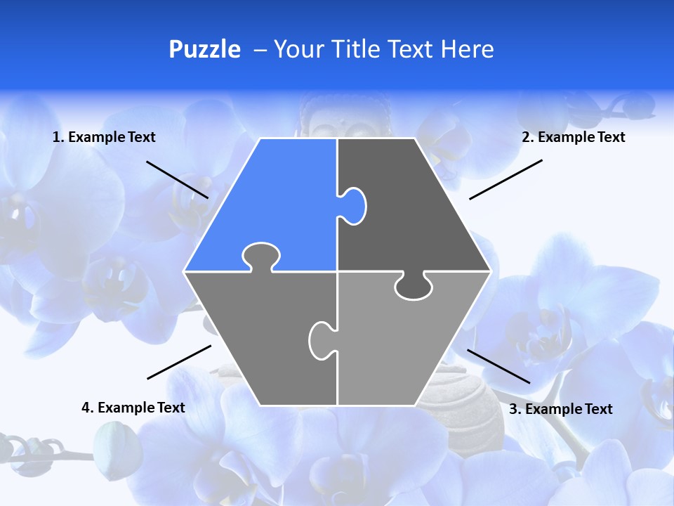 Statue De Bouddha Pur Thailand PowerPoint Template