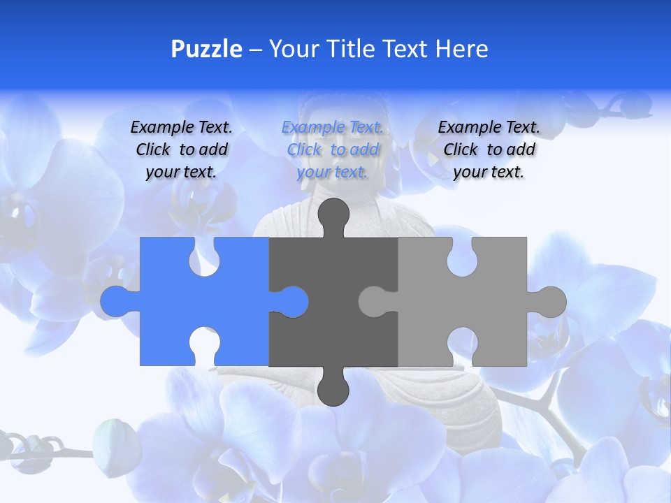 Statue De Bouddha Pur Thailand PowerPoint Template