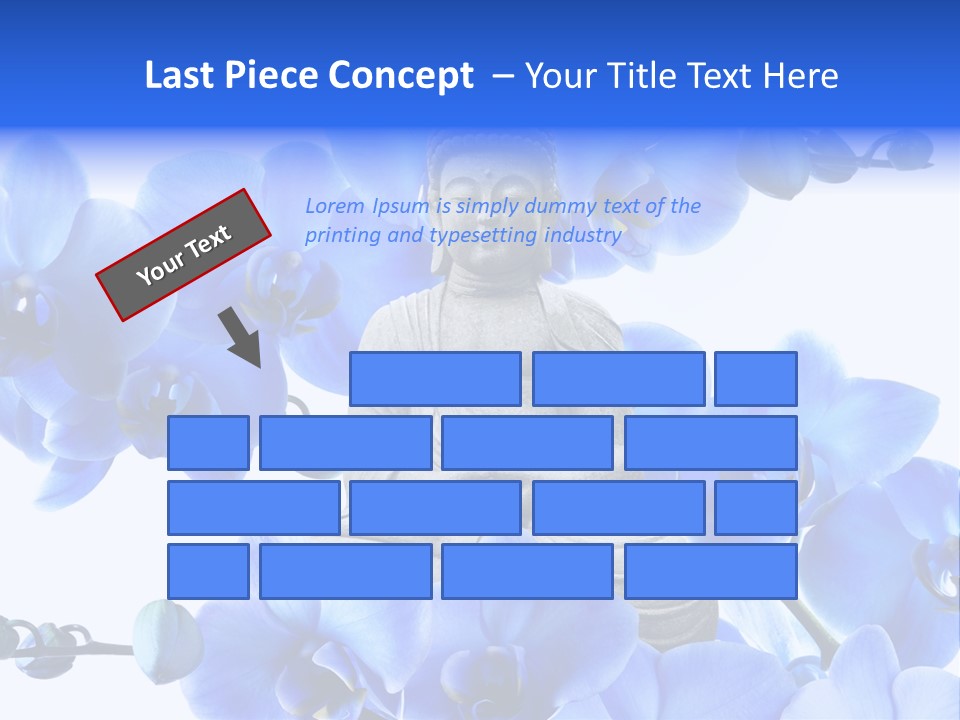 Statue De Bouddha Pur Thailand PowerPoint Template