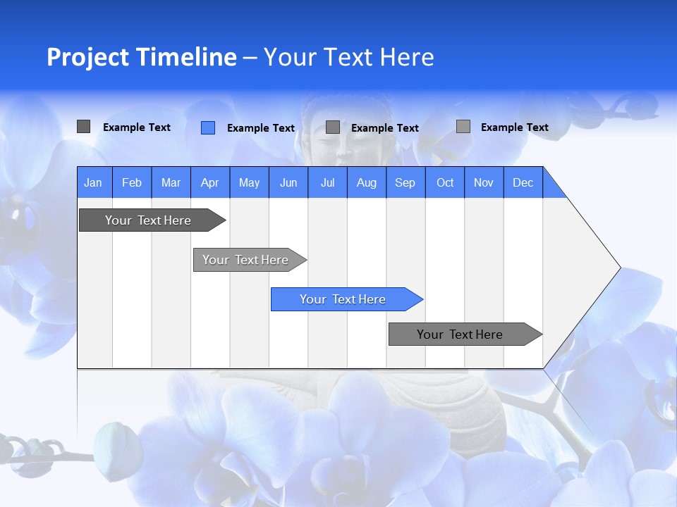 Statue De Bouddha Pur Thailand PowerPoint Template