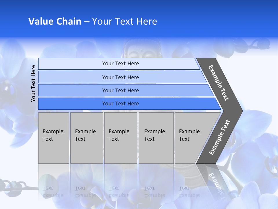 Statue De Bouddha Pur Thailand PowerPoint Template