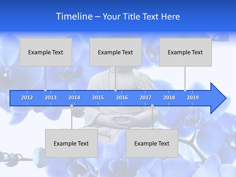 Statue De Bouddha Pur Thailand PowerPoint Template