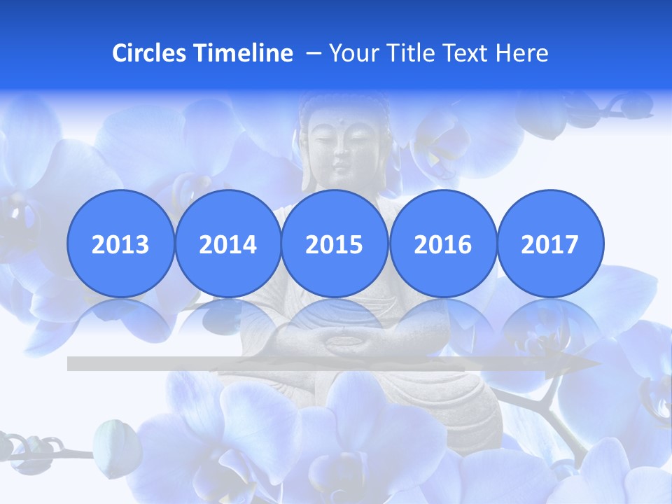 Statue De Bouddha Pur Thailand PowerPoint Template