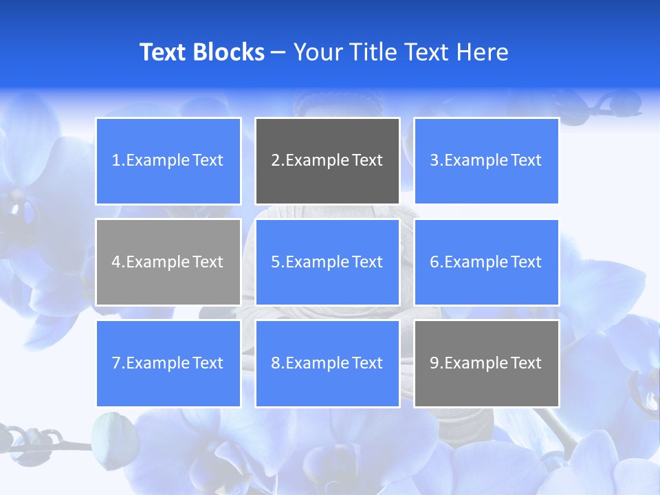 Statue De Bouddha Pur Thailand PowerPoint Template