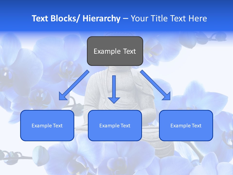 Statue De Bouddha Pur Thailand PowerPoint Template