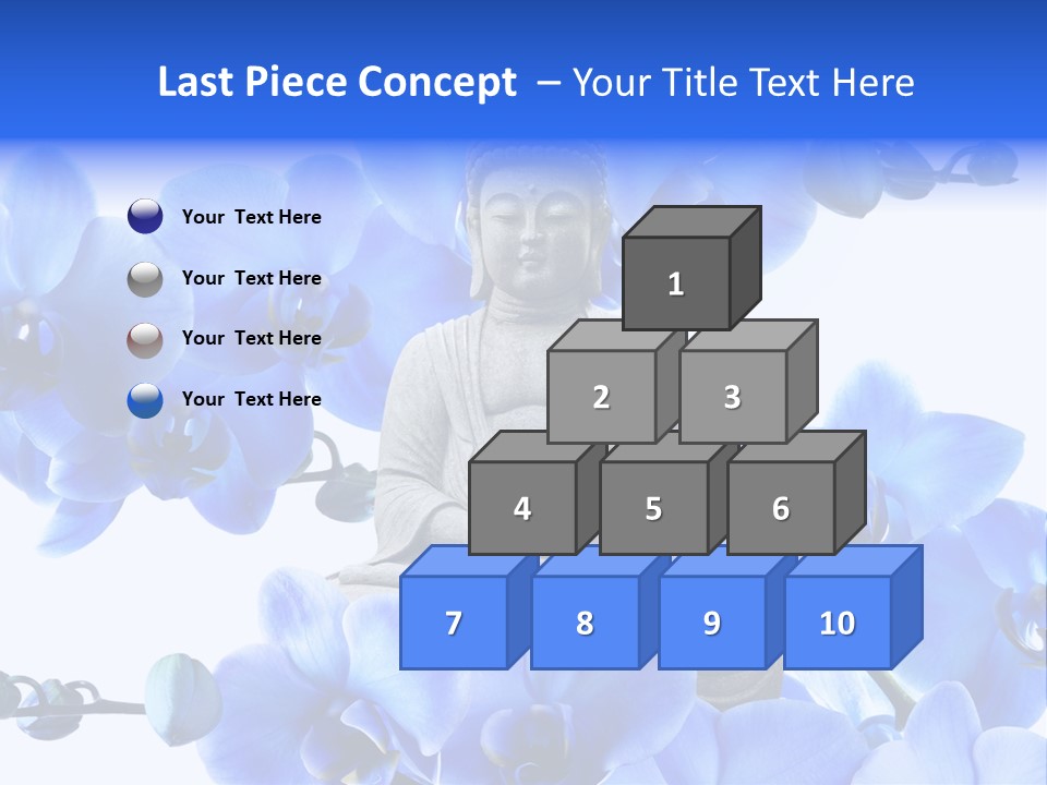 Statue De Bouddha Pur Thailand PowerPoint Template