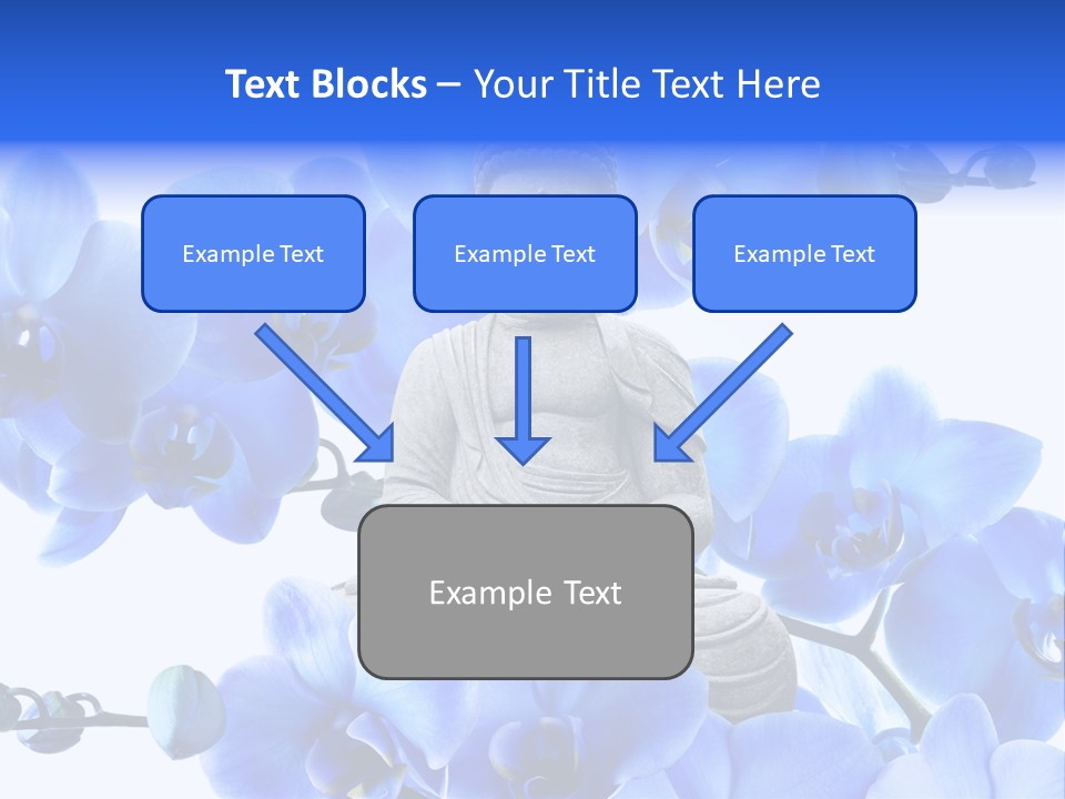 Statue De Bouddha Pur Thailand PowerPoint Template