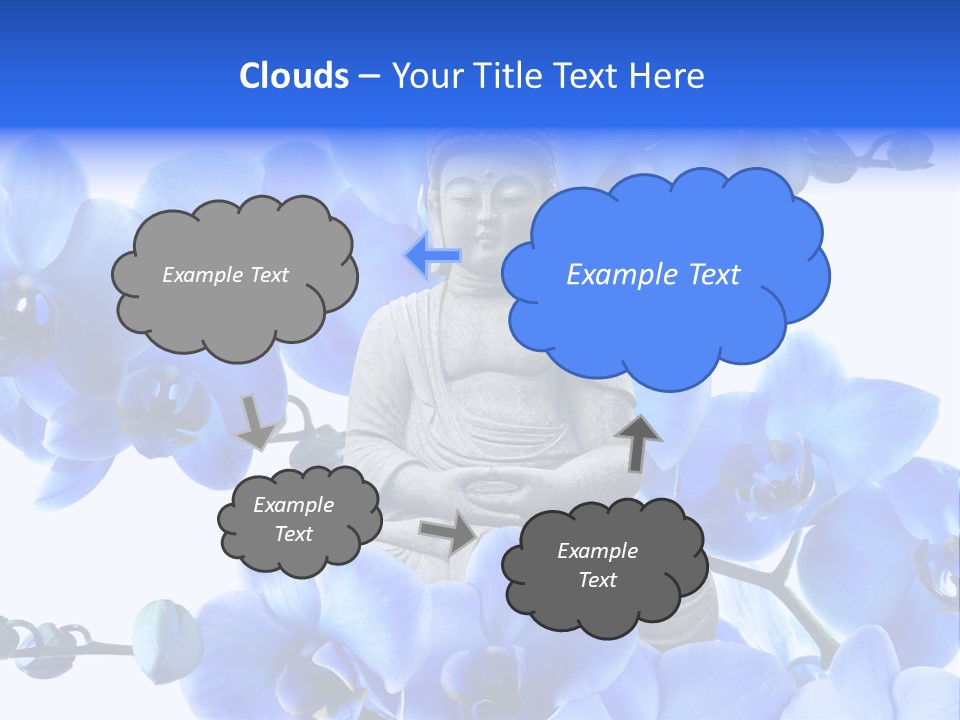 Statue De Bouddha Pur Thailand PowerPoint Template