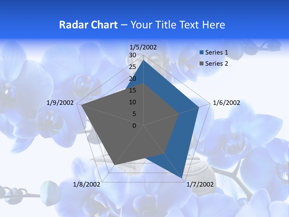 Statue De Bouddha Pur Thailand PowerPoint Template