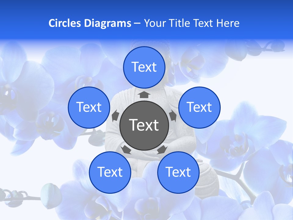 Statue De Bouddha Pur Thailand PowerPoint Template