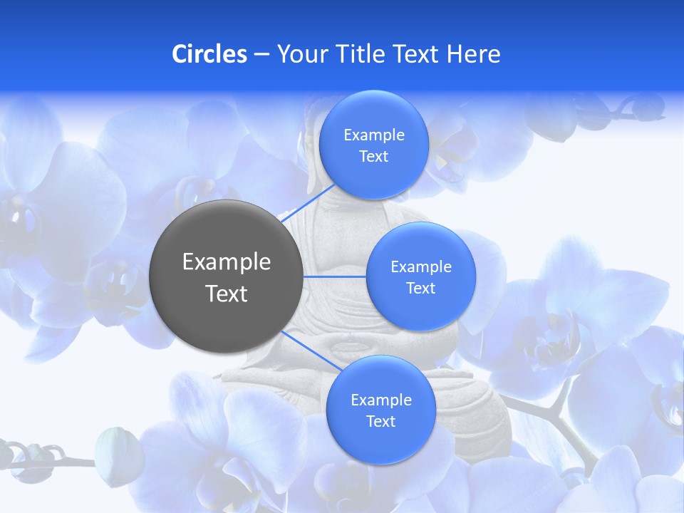 Statue De Bouddha Pur Thailand PowerPoint Template