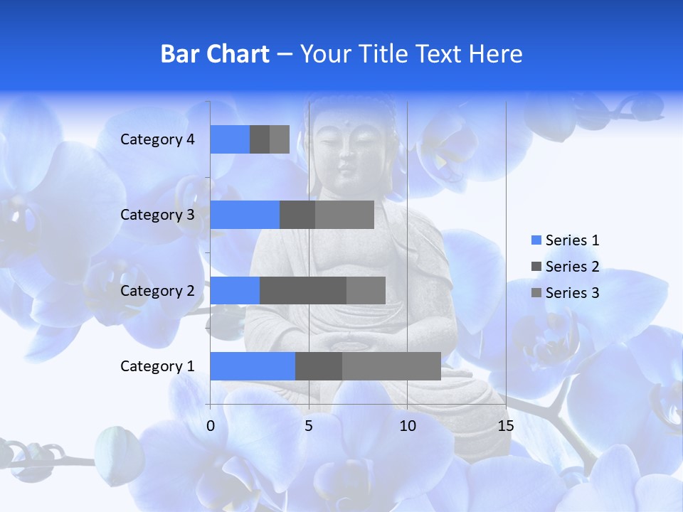 Statue De Bouddha Pur Thailand PowerPoint Template
