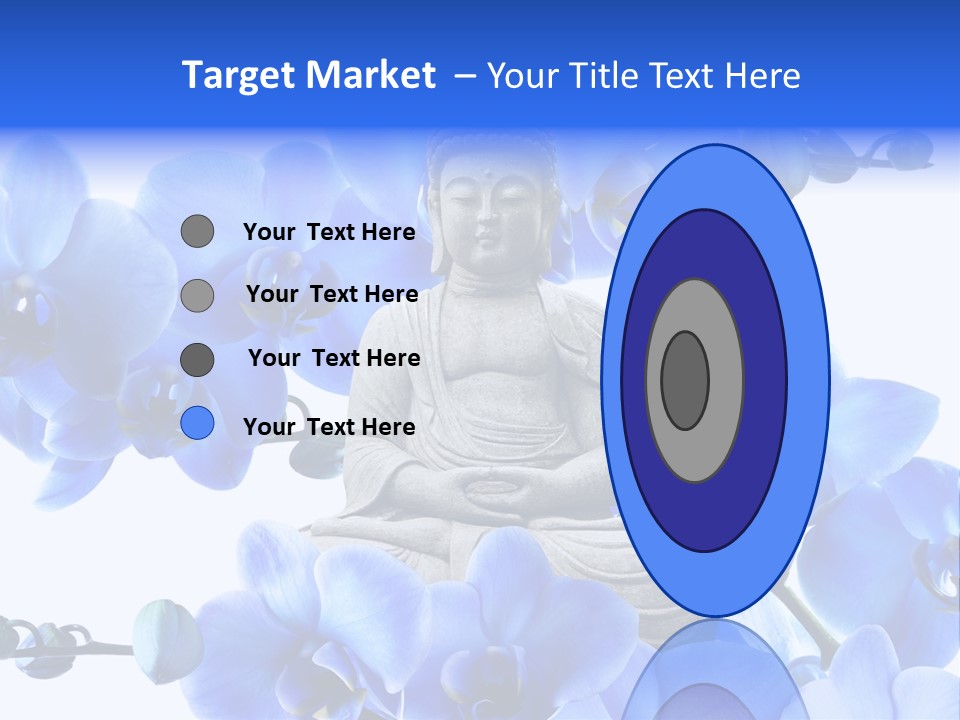 Statue De Bouddha Pur Thailand PowerPoint Template