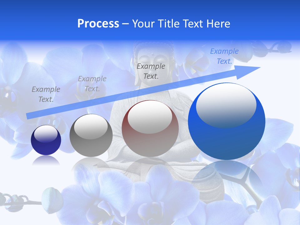 Statue De Bouddha Pur Thailand PowerPoint Template
