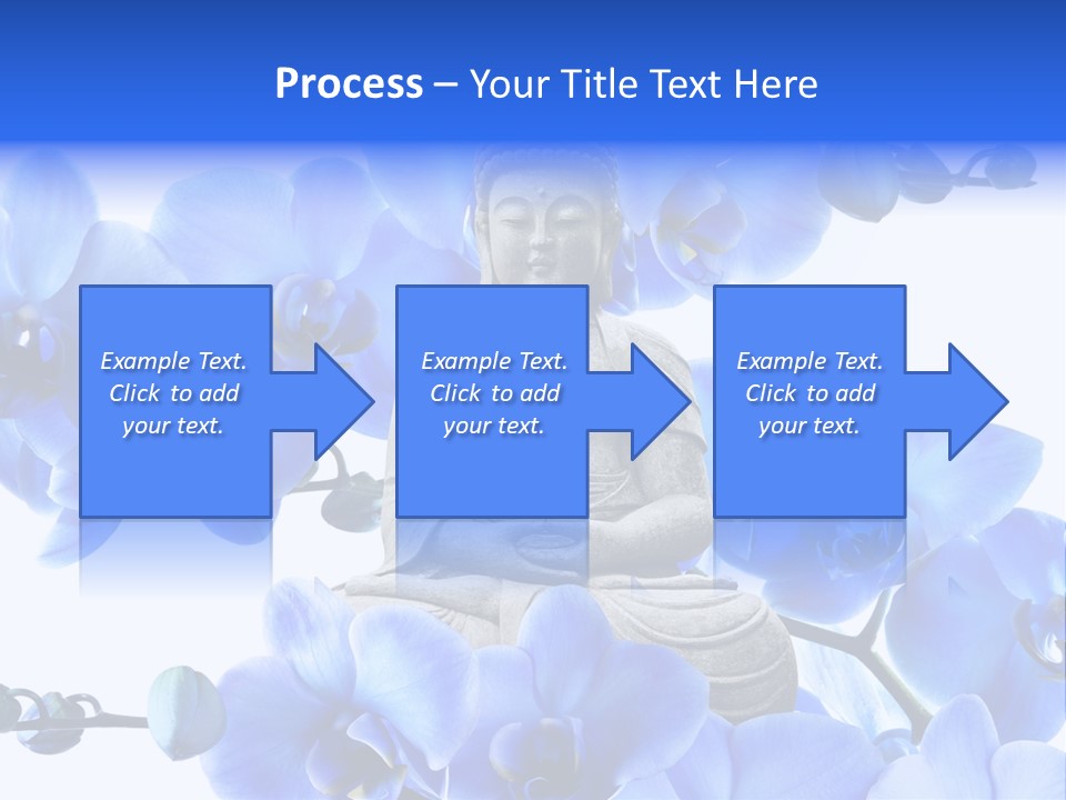 Statue De Bouddha Pur Thailand PowerPoint Template
