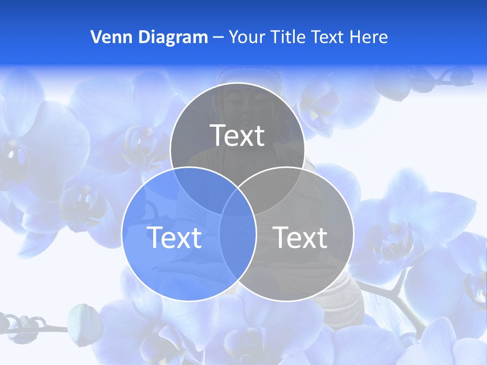 Statue De Bouddha Pur Thailand PowerPoint Template