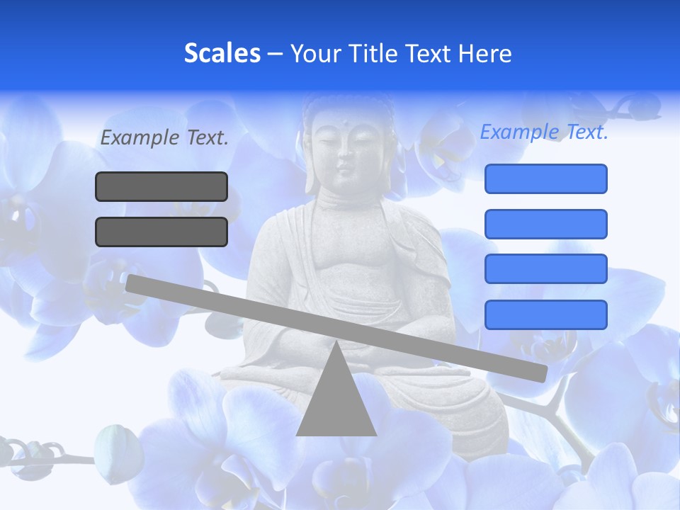 Statue De Bouddha Pur Thailand PowerPoint Template