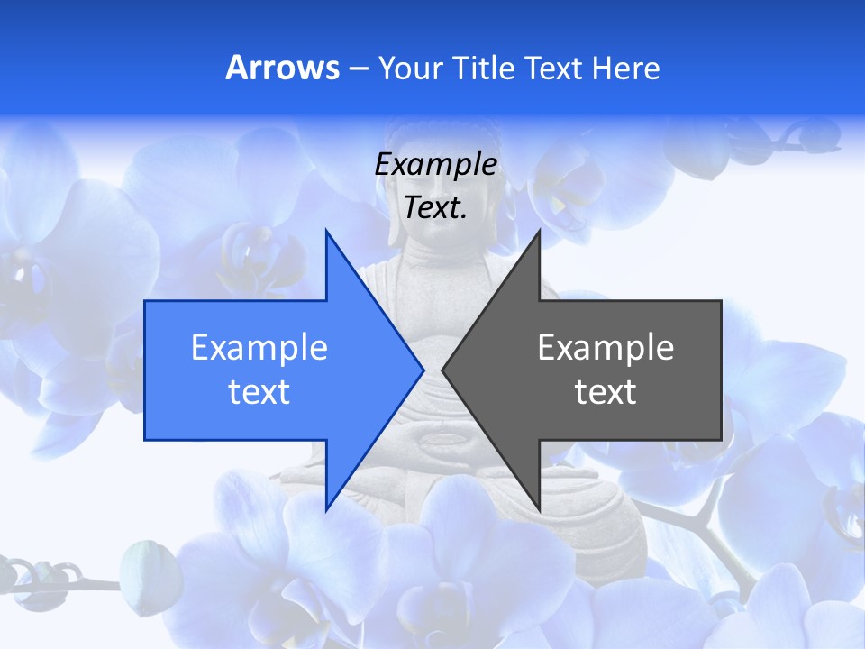 Statue De Bouddha Pur Thailand PowerPoint Template