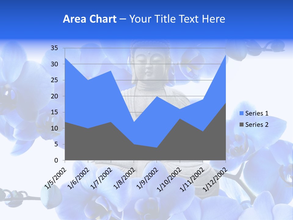 Statue De Bouddha Pur Thailand PowerPoint Template