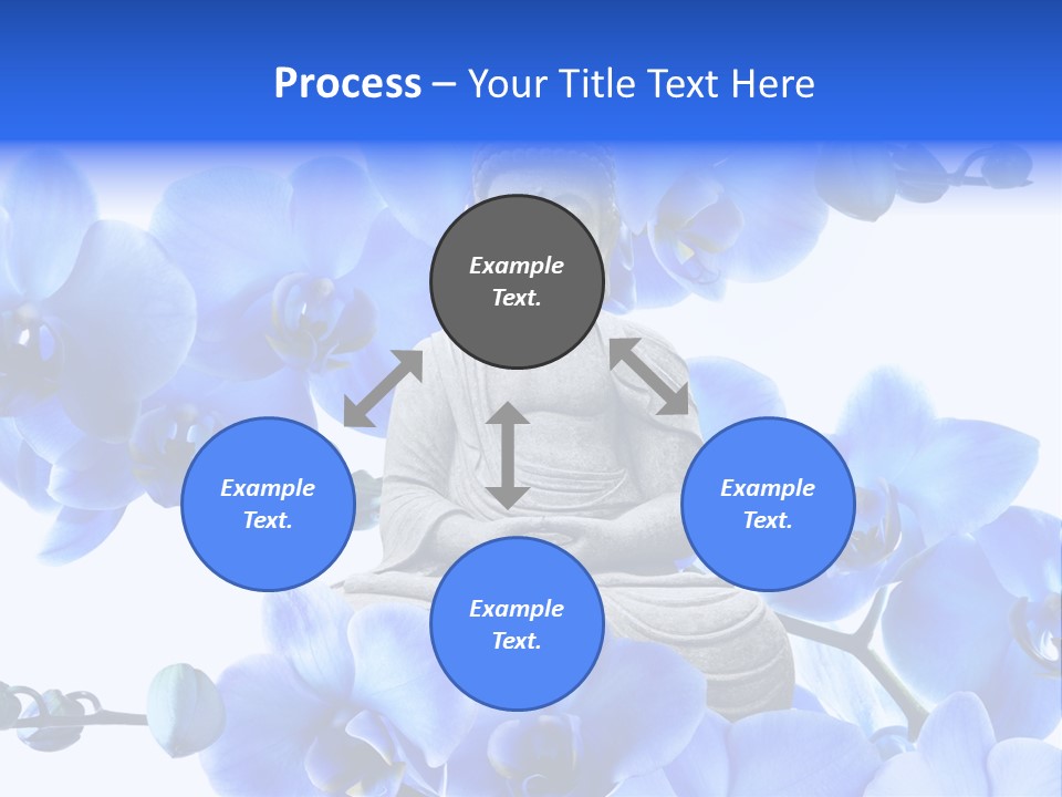 Statue De Bouddha Pur Thailand PowerPoint Template
