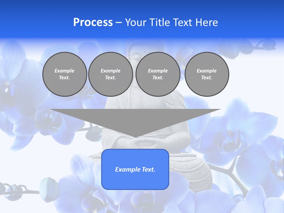 Statue De Bouddha Pur Thailand PowerPoint Template