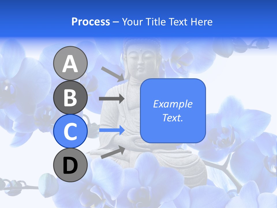 Statue De Bouddha Pur Thailand PowerPoint Template