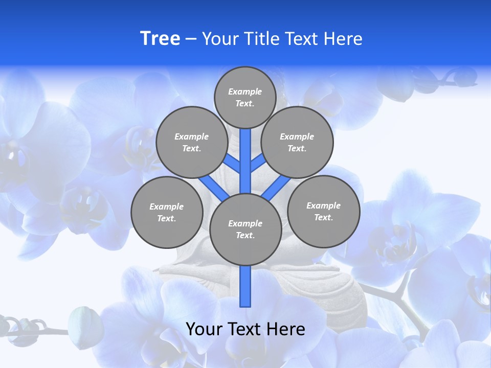 Statue De Bouddha Pur Thailand PowerPoint Template