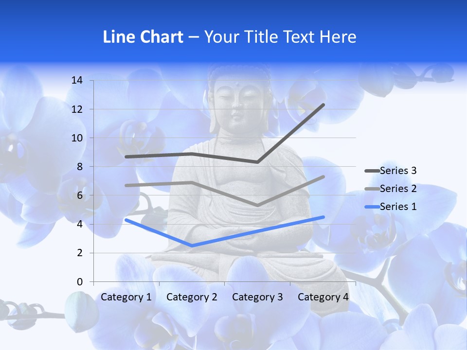 Statue De Bouddha Pur Thailand PowerPoint Template