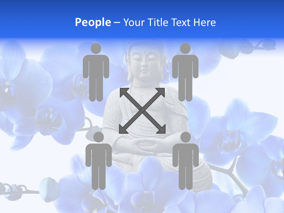 Statue De Bouddha Pur Thailand PowerPoint Template