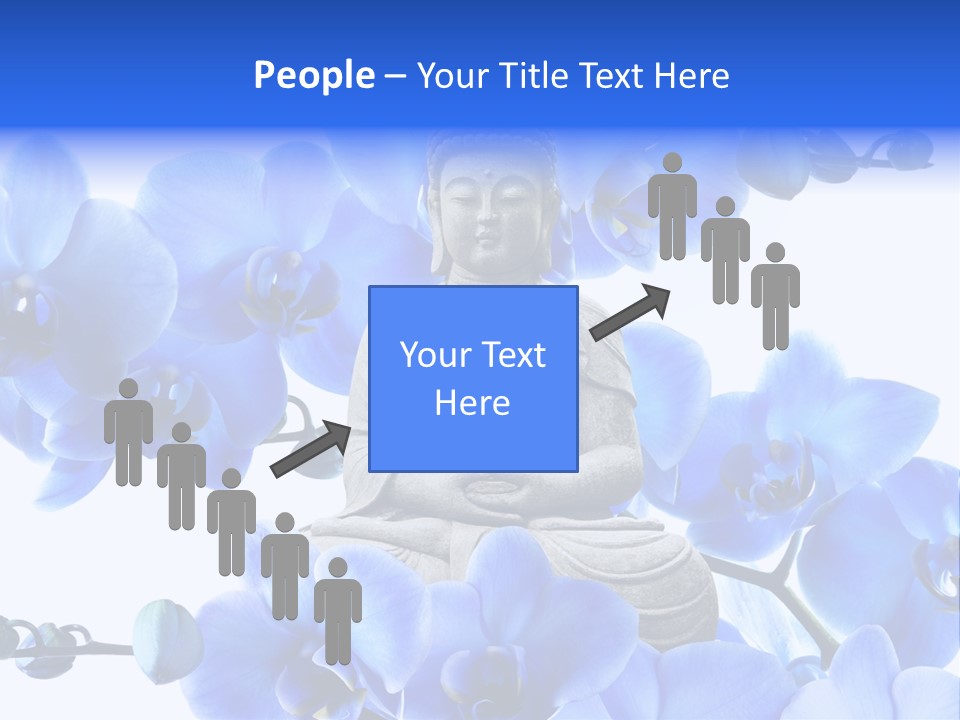 Statue De Bouddha Pur Thailand PowerPoint Template