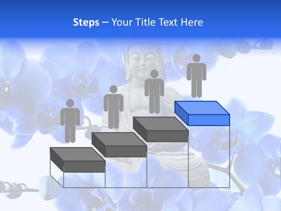 Statue De Bouddha Pur Thailand PowerPoint Template