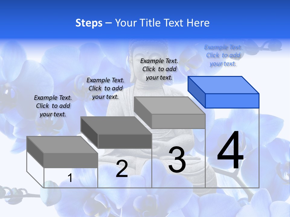 Statue De Bouddha Pur Thailand PowerPoint Template